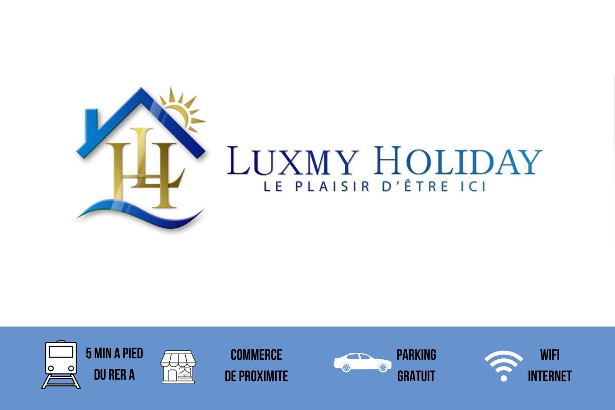 Disney Blue Lagoon - Ideal Famille & Pro - Parking Inclus - Proche Transports & Parc Bussy-Saint-Georges Ngoại thất bức ảnh